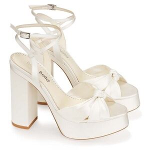 Bella Belle 5 Inch Open Toe Platform Block Heel Sandals